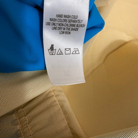 Swim 365 One Piece Swimsuit Blue 32 - Picture 10 of 10